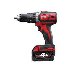 Milwaukee M18 BPD-402C akumulatora triecienurbjmašīna 18V / 2x4,0 Ah Li-ion cena un informācija | Skrūvgrieži, urbjmašīnas | 220.lv