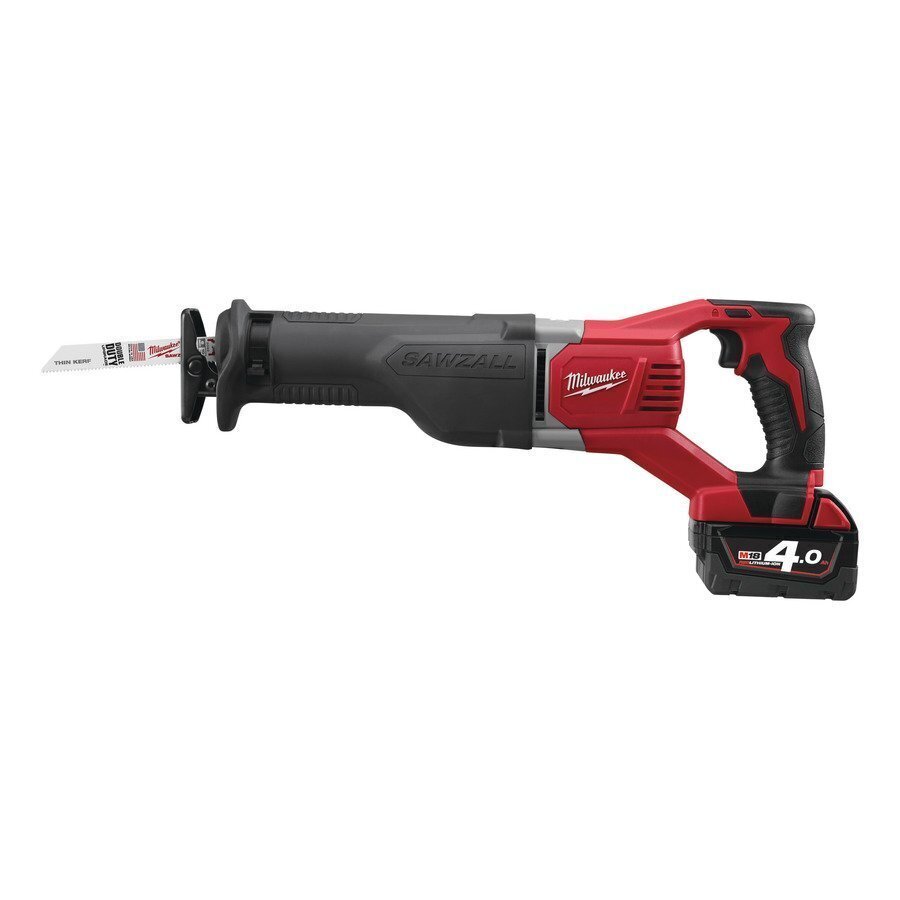 Milwaukee M18 BSX-402C akumulatora zobenzāģis, 18V, 2x4Ah цена и информация | Zāģi, ripzāģi | 220.lv