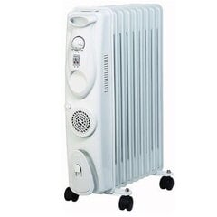 Eļļas radiators Gils K900CN03, 2000W + siltuma pūtējs 400W цена и информация | Обогреватели | 220.lv