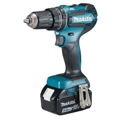 Makita DHP485RTJ akumulatora urbjmašīna 18 V / 2 x 5,0 Ah Li-ion, 50/25 Nm, 1,7kg, LED, BRUSHLESS цена и информация | Шуруповерты, дрели | 220.lv