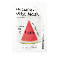 TCFS Natural Vita увлажняющая тканевая маска с экстрактом арбуза 23 мл цена и информация | Маски для лица, патчи для глаз | 220.lv