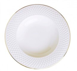 Суповая тарелка E CLAT GOLD 23 см, Quality Ceramic цена и информация | Посуда, тарелки, обеденные сервизы | 220.lv