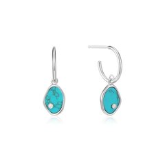 Серебряные серьги Ania Haie Turquoise mini 901028191 цена и информация | Серьги | 220.lv