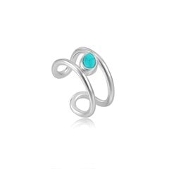 Серебряное украшение для ушей Ania Haie Tidal Turquoise 901028193 цена и информация | Серьги | 220.lv