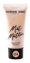 Vivienne Sabo Mattifying foundation Marifiant Mat Mattin тональный крем, 04 Medium цена и информация | Пудры, базы под макияж | 220.lv