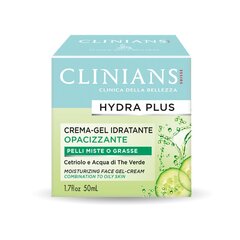 Clinians Hydra Plus Матирующий гель-крем для комбинированной и жирной кожи лица 200 мл цена и информация | Наносите на чистую кожу лица. Подержите около 10-15 минут и смойте водой. | 220.lv