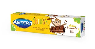 Astera bērnu zobu pasta 2+ g. Šokolādes braunija garšas/bez parabēna un cukura 50 ml cena un informācija | Zobu pastas, birstes | 220.lv