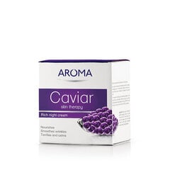 Aroma kaviāra nakts krēms pret ādas novecošanos 50 ml cena un informācija | Sejas krēmi | 220.lv