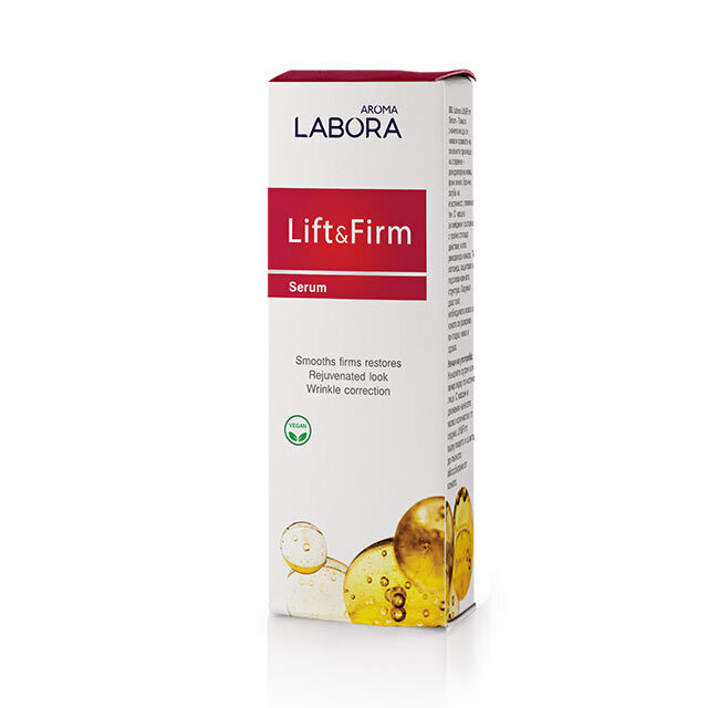 Aroma Labora LIFT & FIRM pretnovecošanās serums 30 ml cena un informācija | Serumi sejai, eļļas | 220.lv
