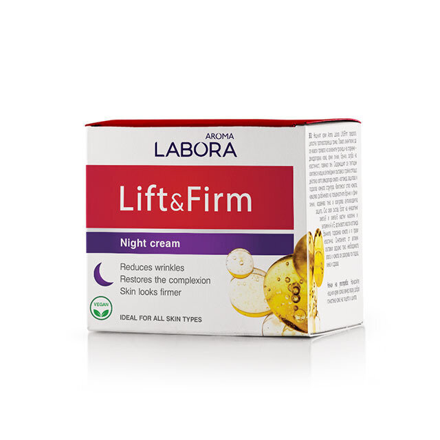 Aroma Labora LIFT & FIRM pretnovecošanās nakts krēms 50 ml cena un informācija | Sejas krēmi | 220.lv