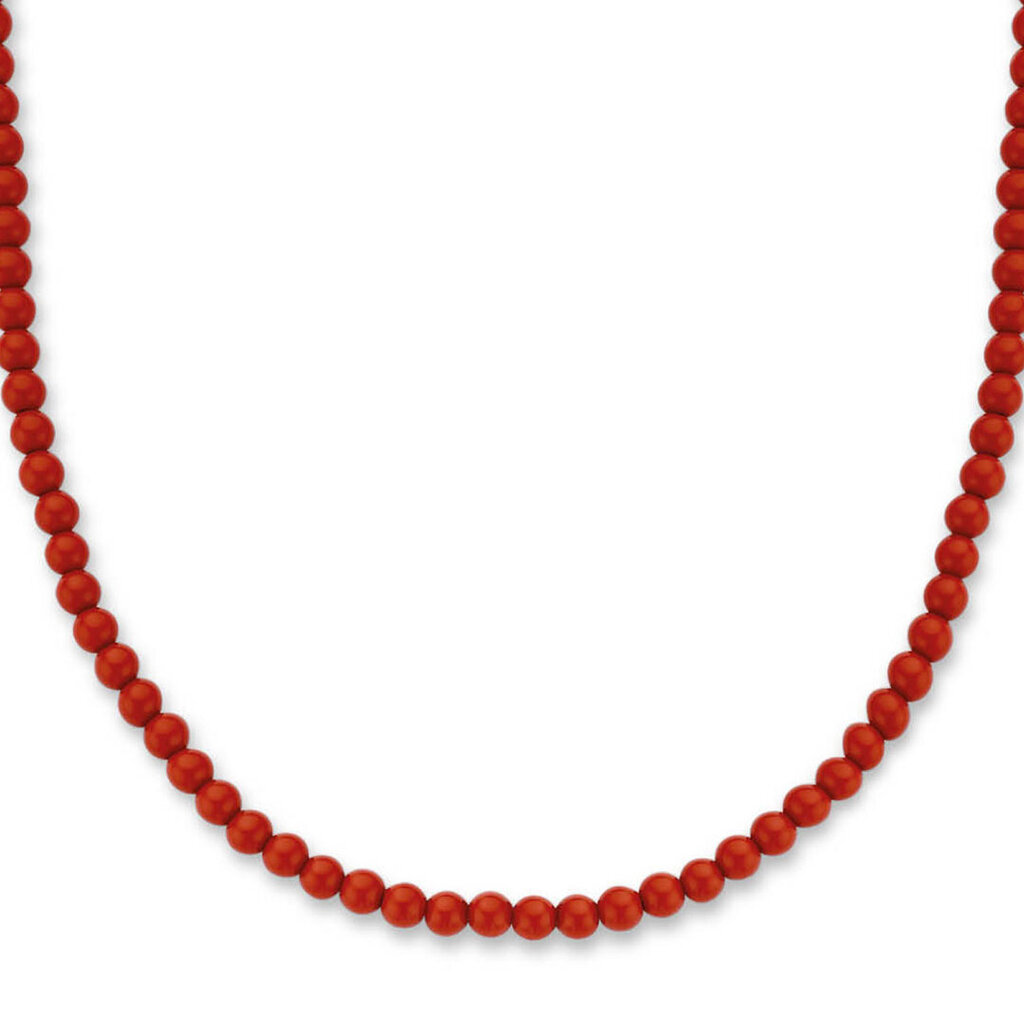 Ti Sento ķēdīte ar sarkanām pērlēm 901013874 cena un informācija | Kaklarotas | 220.lv