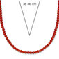 Ti Sento ķēdīte ar sarkanām pērlēm 901013874 cena un informācija | Kaklarotas | 220.lv