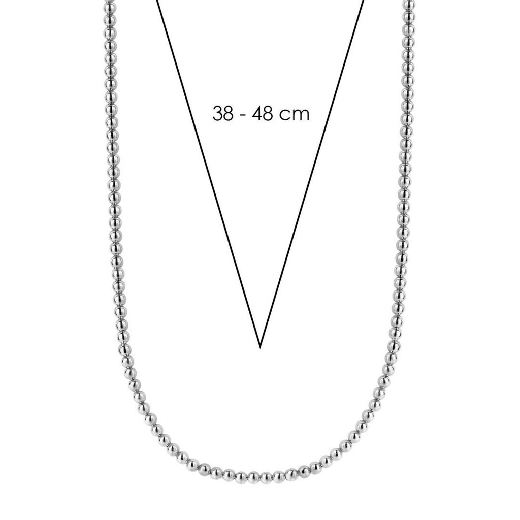 Ti Sento ķēdīte ar sudraba lodītēm 901013878 cena un informācija | Kaklarotas | 220.lv