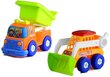 Vilcēja un būvniecības mašīnu komplekts cena un informācija | Rotaļlietas zēniem | 220.lv