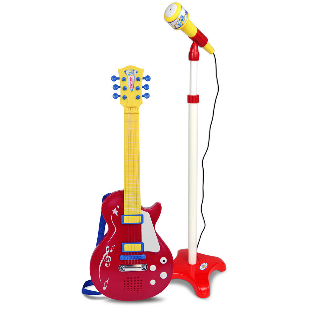 Bontempi elektriskā ģitāra bērniem, ar mikrofonu cena un informācija | Attīstošās rotaļlietas | 220.lv