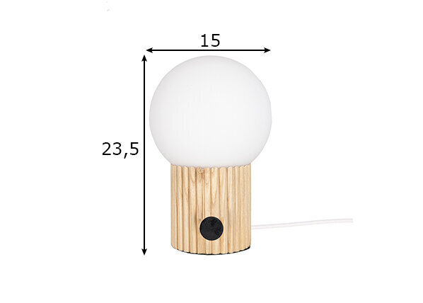 Globen Lighting galda lampa Hubble 15 цена и информация | Galda lampas | 220.lv