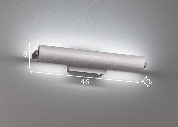 Sienas lampa Beat TW LED, alumīnija/niķeļa toņa, 14 W/1600 lm cena un informācija | Sienas lampas | 220.lv