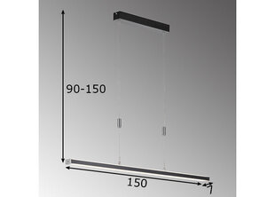 Griestu lampa Vitan TW LED, 23 W/4800 lm 891092981 cena un informācija | Piekaramās lampas | 220.lv