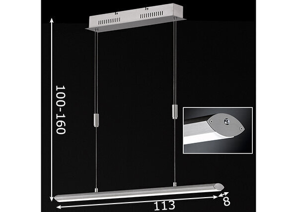 Griestu lampa Beat TW LED, 37 W/4100 lm 891092984 cena un informācija | Lustras | 220.lv