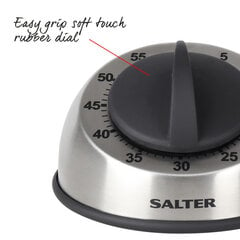 Salter 338 SSBKXR15 Stainless Steel Mechanical Timer cena un informācija | Virtuves piederumi | 220.lv