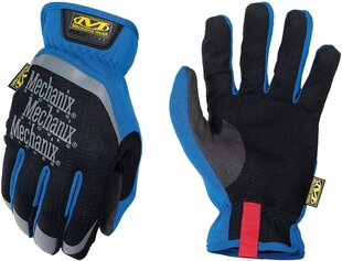Перчатки FAST FIT 03 черные/синие 10/L цена и информация | Рабочие перчатки | 220.lv