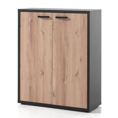 Шкаф Pronto, чёрный/сосна цена и информация | Кухонные шкафчики | 220.lv