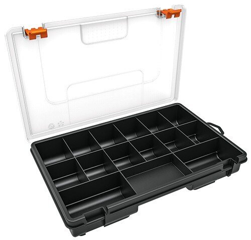 Truper organizātors-kaste ar 15 iedalījumiem, 280x180x44mm cena un informācija | Rokas instrumenti | 220.lv