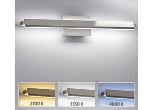 Sienas lampa Pare LED, matēta niķeļa toņa/balta, 1x 21 W/2300 lm цена и информация | Настенные светильники | 220.lv