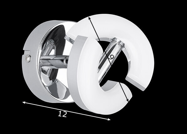 Sienas lampa Donut LED, 6 W/420 lm cena un informācija | Sienas lampas | 220.lv