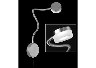 Sienas lampa Lug LED, matēta niķeļa toņa, 5 W/540 lm cena un informācija | Sienas lampas | 220.lv