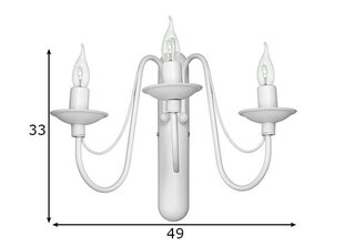 Настенный светильник Roza, белый цена и информация | Настенные светильники | 220.lv