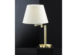 Galda lampa Wiesbaden, misiņa/šampanieša toņa, 40 W cena un informācija | Stāvlampas | 220.lv
