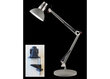Galda lampa Pit, niķeļa toņa/pelēka, 40 W cena un informācija | Galda lampas | 220.lv