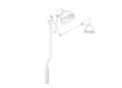 Sienas lampa Aida, balta, 2x 60 W/E27 cena un informācija | Sienas lampas | 220.lv