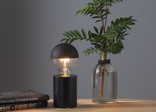 Galda lampa Tub, melna, 25 W cena un informācija | Galda lampas | 220.lv
