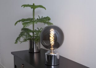 Galda lampa Glans, hromēta, 25 W cena un informācija | Galda lampas | 220.lv