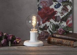 Galda lampa Jojo, balta, 25 W cena un informācija | Galda lampas | 220.lv