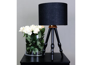 Galda lampa Anastasia, melna, 40 W cena un informācija | Galda lampas | 220.lv