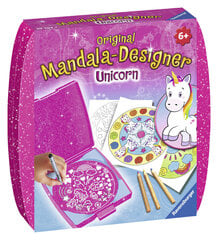 Листы для рисования Ravensburger Mandala Mini Unicorn Mandala цена и информация | Развивающие игрушки | 220.lv