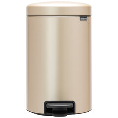 Brabantia atkritumu tvertne NewIcon 12L, Champagne cena un informācija | Miskastes | 220.lv