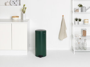 Мусорный бак Brabantia Newlcon с педалью newIcon, 30 л, цвет Pine Green цена и информация | Мусорные баки | 220.lv