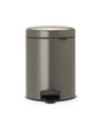 Brabantia Мусорный бак newIcon с педалью (2x2 л) - Platinum