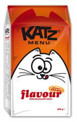 Kaķu barība KATZ MENU FLAVOUR 400 gr cena un informācija | Sausā barība kaķiem | 220.lv