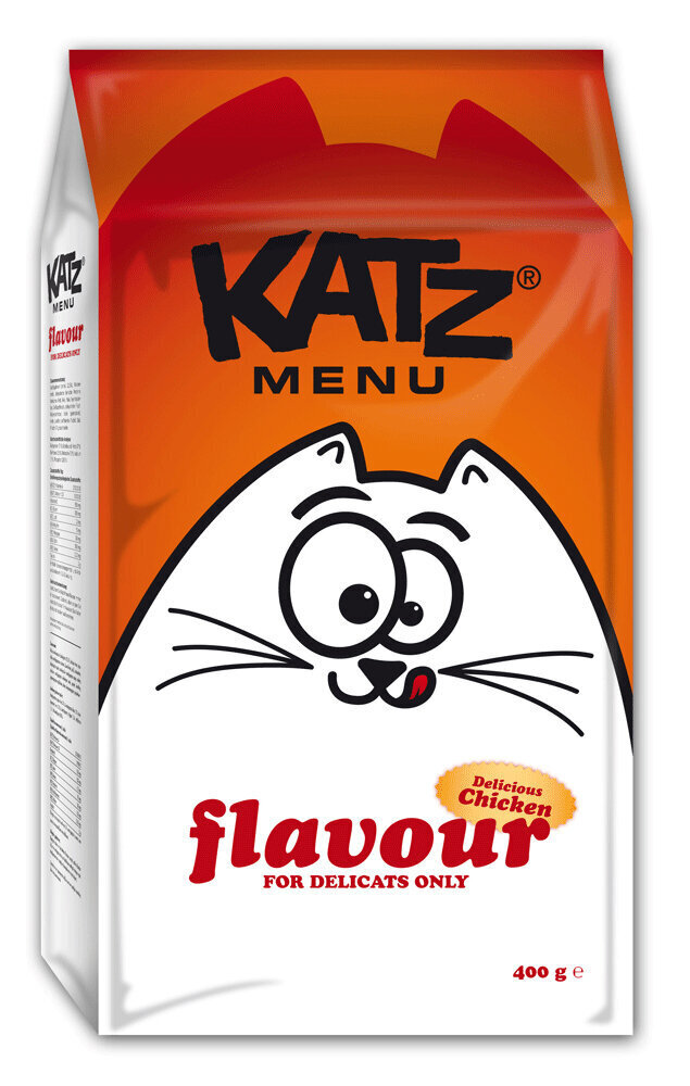 Kaķu barība KATZ MENU FLAVOUR 400 gr цена и информация | Sausā barība kaķiem | 220.lv