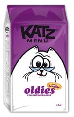 Корм для кошек KATZ MENU OLDIES, 2 кг цена и информация | Сухой корм для кошек | 220.lv