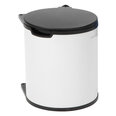 Brabantia Мусорный бак с крышкой, 15Л - White