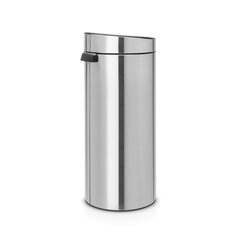 Brabantia Бак Touch Bin New, 30Л - Matt Steel Fingerprint Proof цена и информация | Мусорные баки | 220.lv