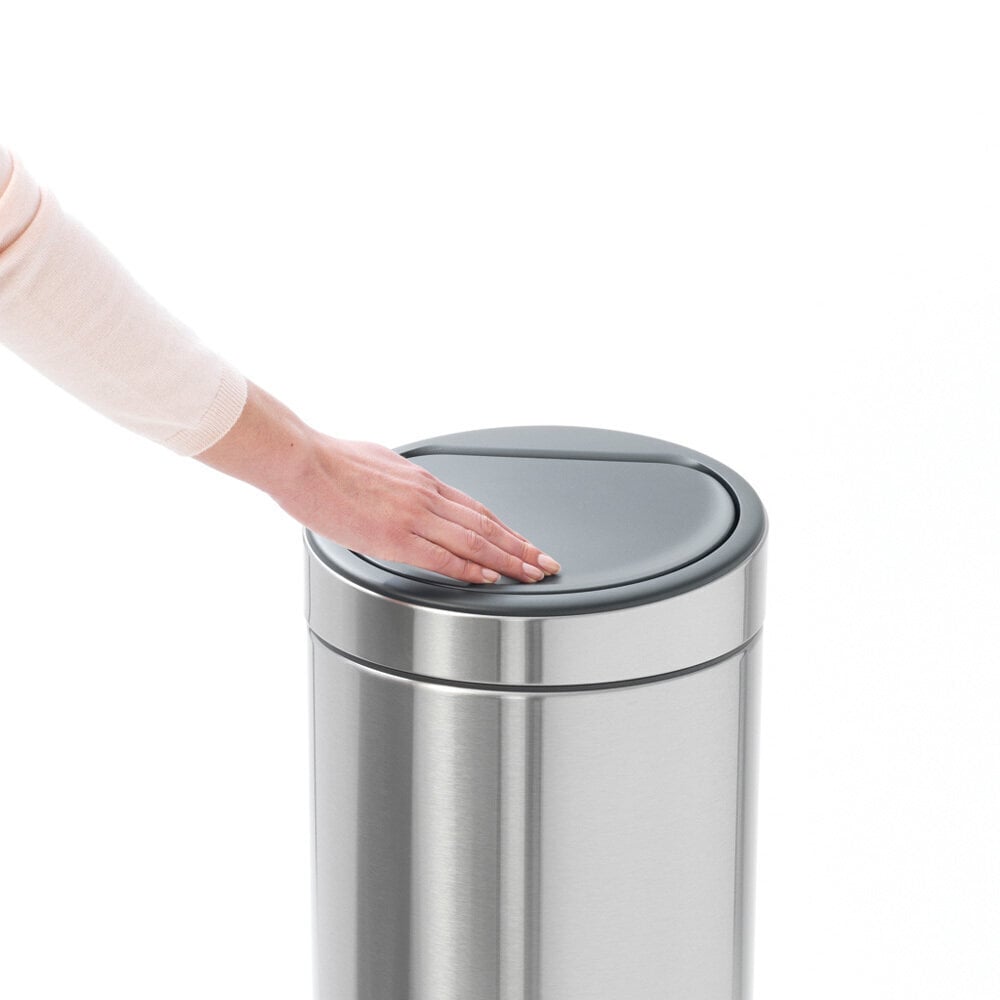 Brabantia Touch Bin atkritumu spainis, 30L цена и информация | Miskastes | 220.lv