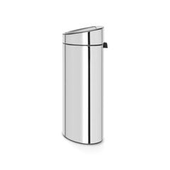 Мусорный бак Brabantia Touch Bin New двухсекционный, 23/10 л, цвет Brilliant Steel цена и информация | Мусорные баки | 220.lv