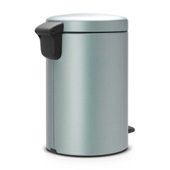 Мусорный бак с педалью Brabantia newIcon, 12 л, Metallic Mint цена и информация | Мусорные баки | 220.lv